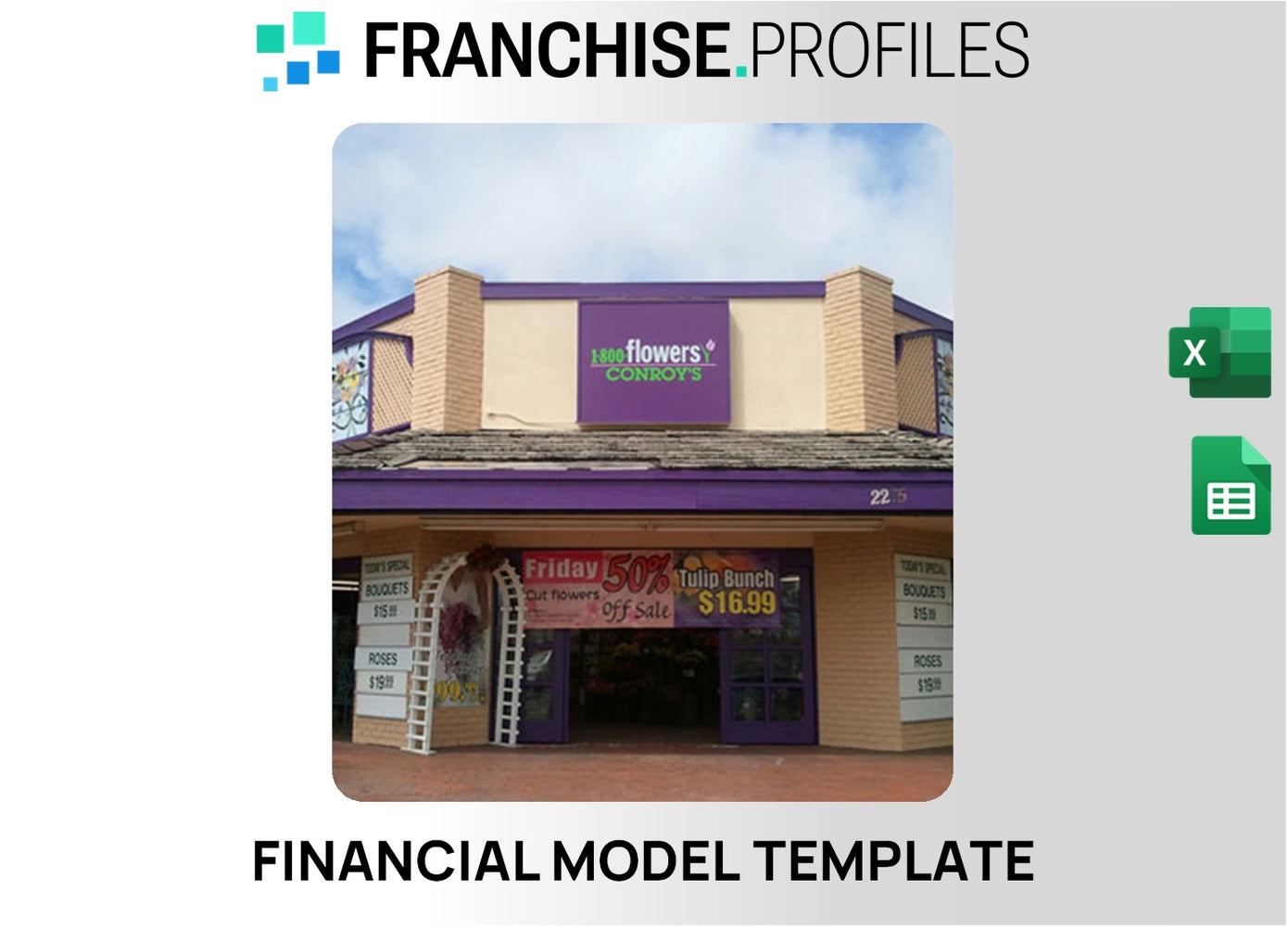1-800-FLOWERS Franchise Financial Model Template