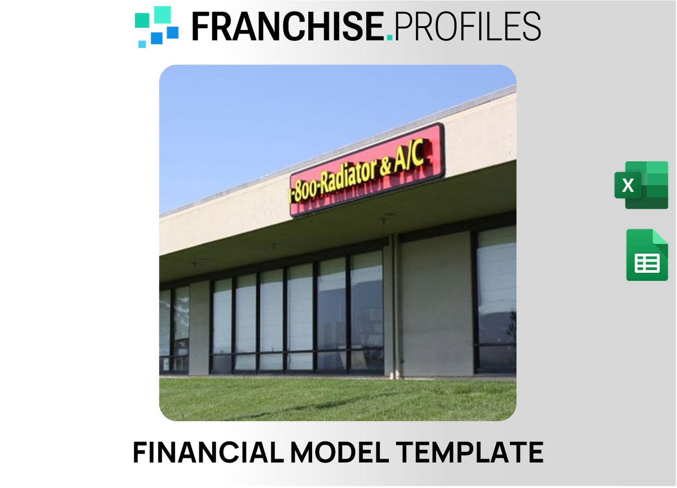 1-800-Radiator & A/C Franchise Financial Model Template