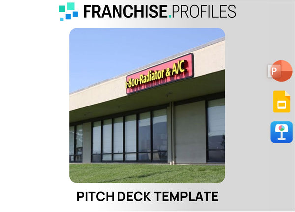 1-800-Radiator & A/C Franchise Pitch Deck Template