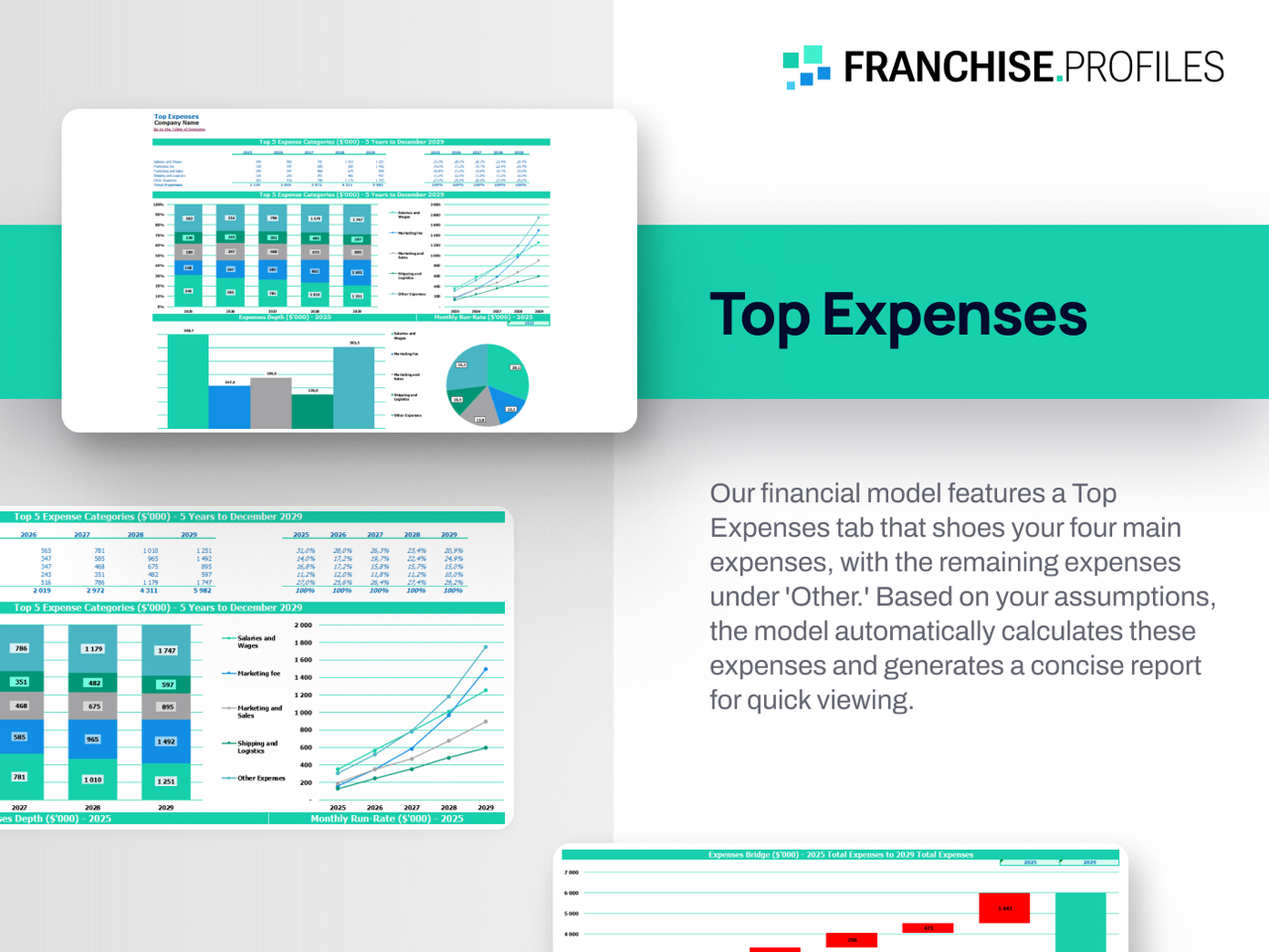 Pizza Patron Franchise: Top Expenses