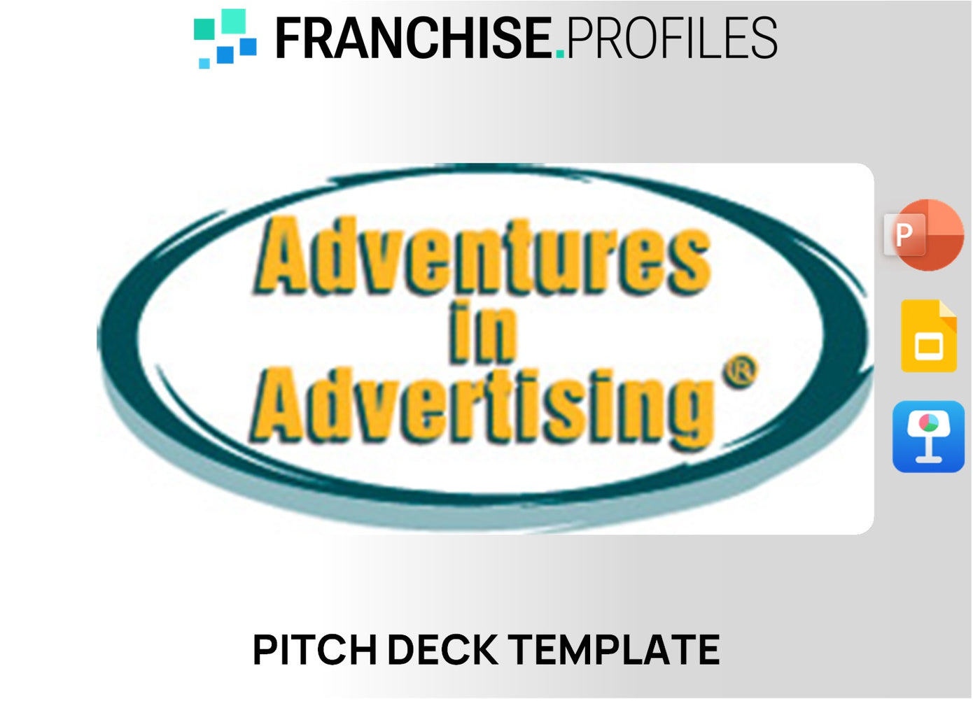 Adventures in Advertising Franchise Pitch Deck Template