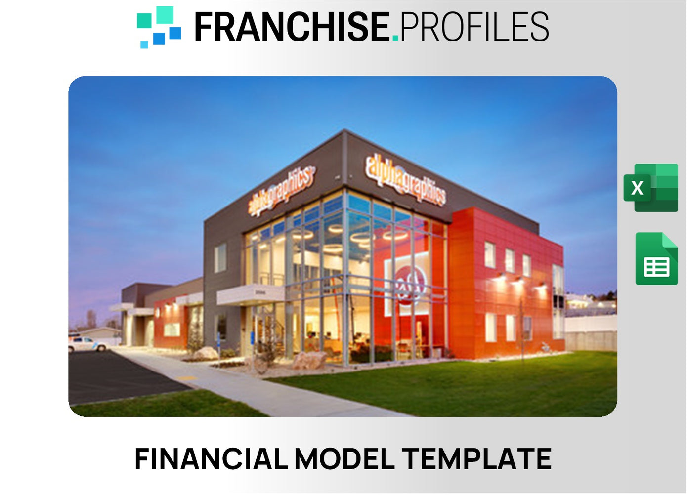 AlphaGraphics Franchise Financial Model Template