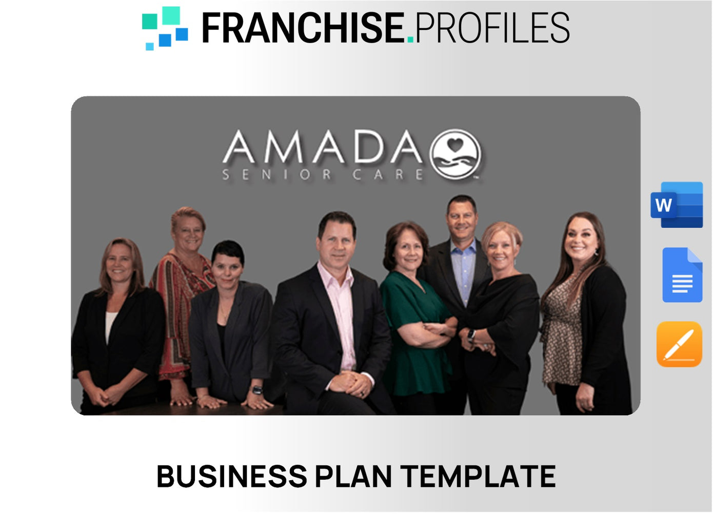Amada Senior Care Franchise Business Plan Template