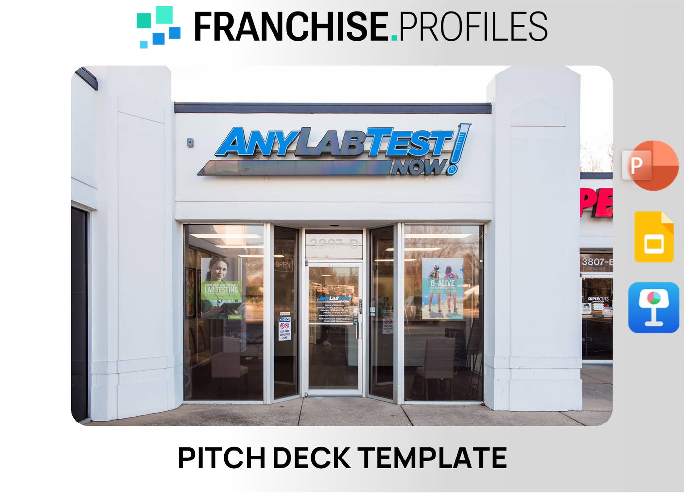 Any Lab Test Now Franchise Pitch Deck Template