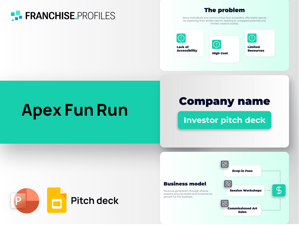 Apex Fun Run Franchise Pitch Deck Template