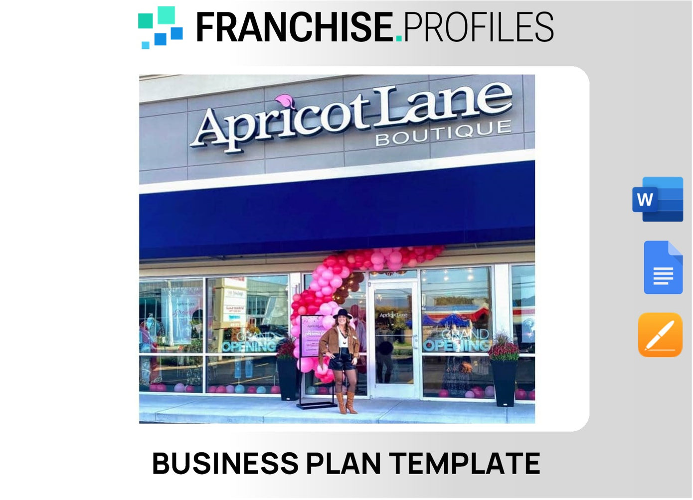 Apricot Lane Franchise Business Plan Template