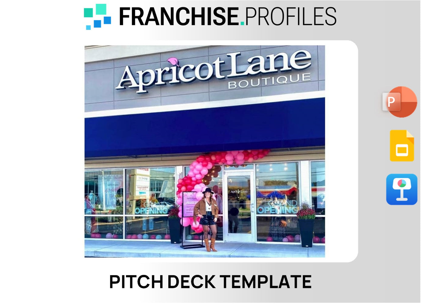 Apricot Lane Franchise Pitch Deck Template