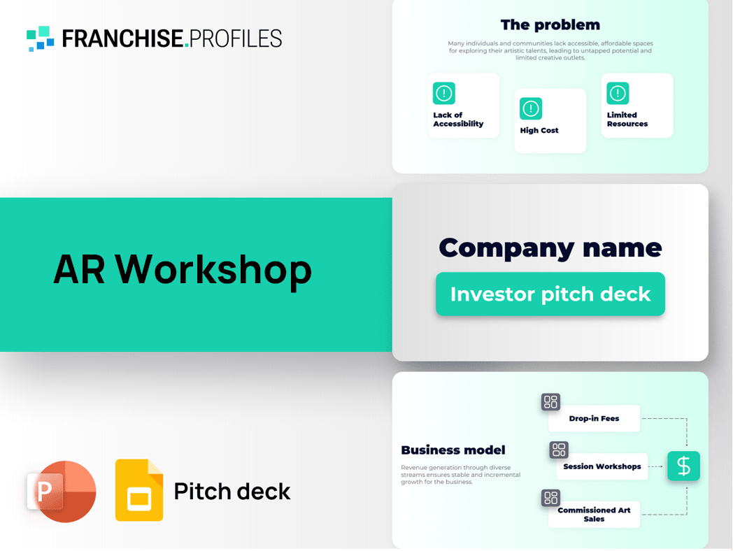 AR Workshop Franchise Pitch Deck Template