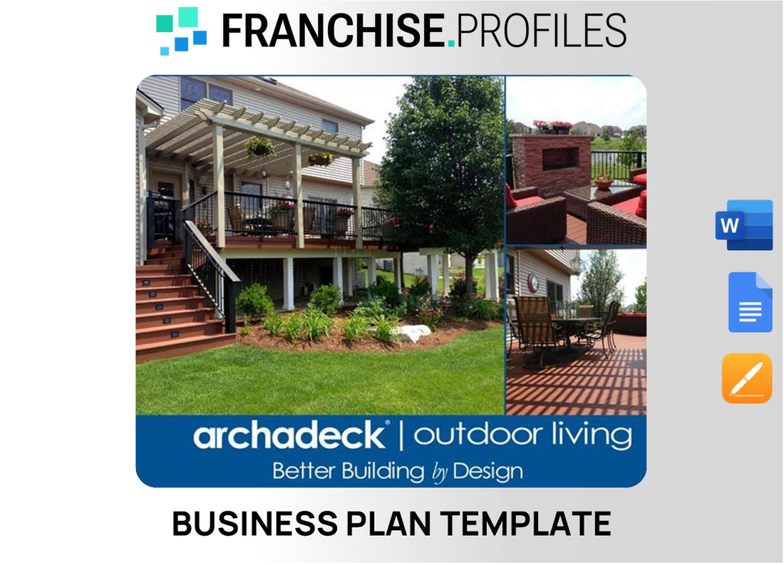 Archadeck Franchise Business Plan Template