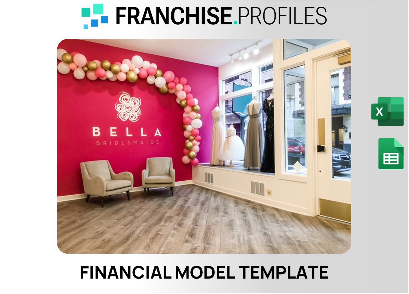 Bella Bridesmaids Franchise Financial Model Template