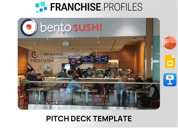 Bento Sushi Franchise Pitch Deck Template