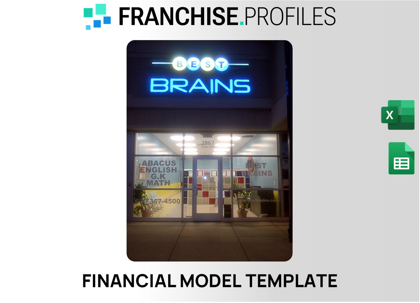 Best Brains Franchise Financial Model Template