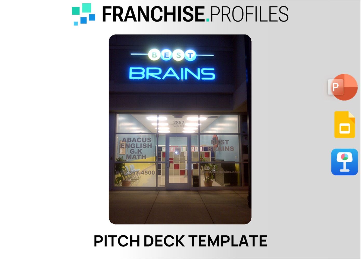Best Brains Franchise Pitch Deck Template