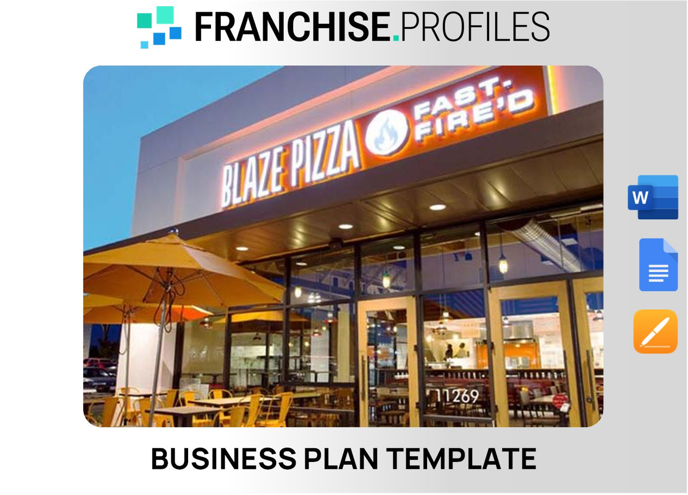 Blaze Pizza Franchise Business Plan Template