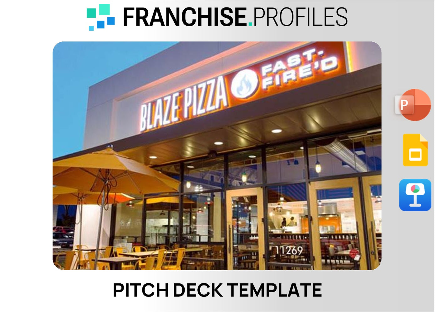 Blaze Pizza Franchise Pitch Deck Template