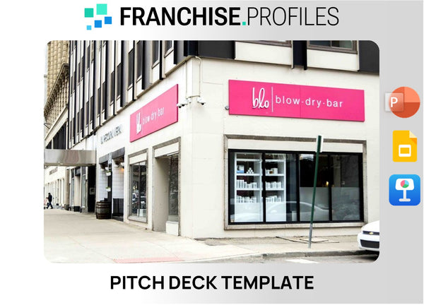 Blo Blow Dry Bar Franchise Pitch Deck Template