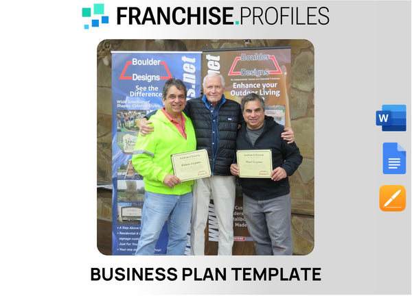 Boulder Designs Franchise Business Plan Template