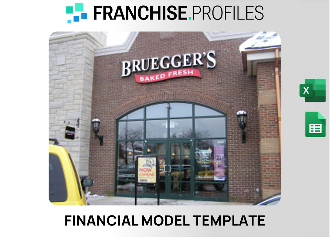 Bruegger's Bagels Franchise Financial Model Template