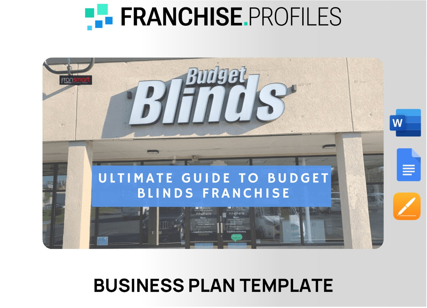 Budget Franchise Business Plan Template