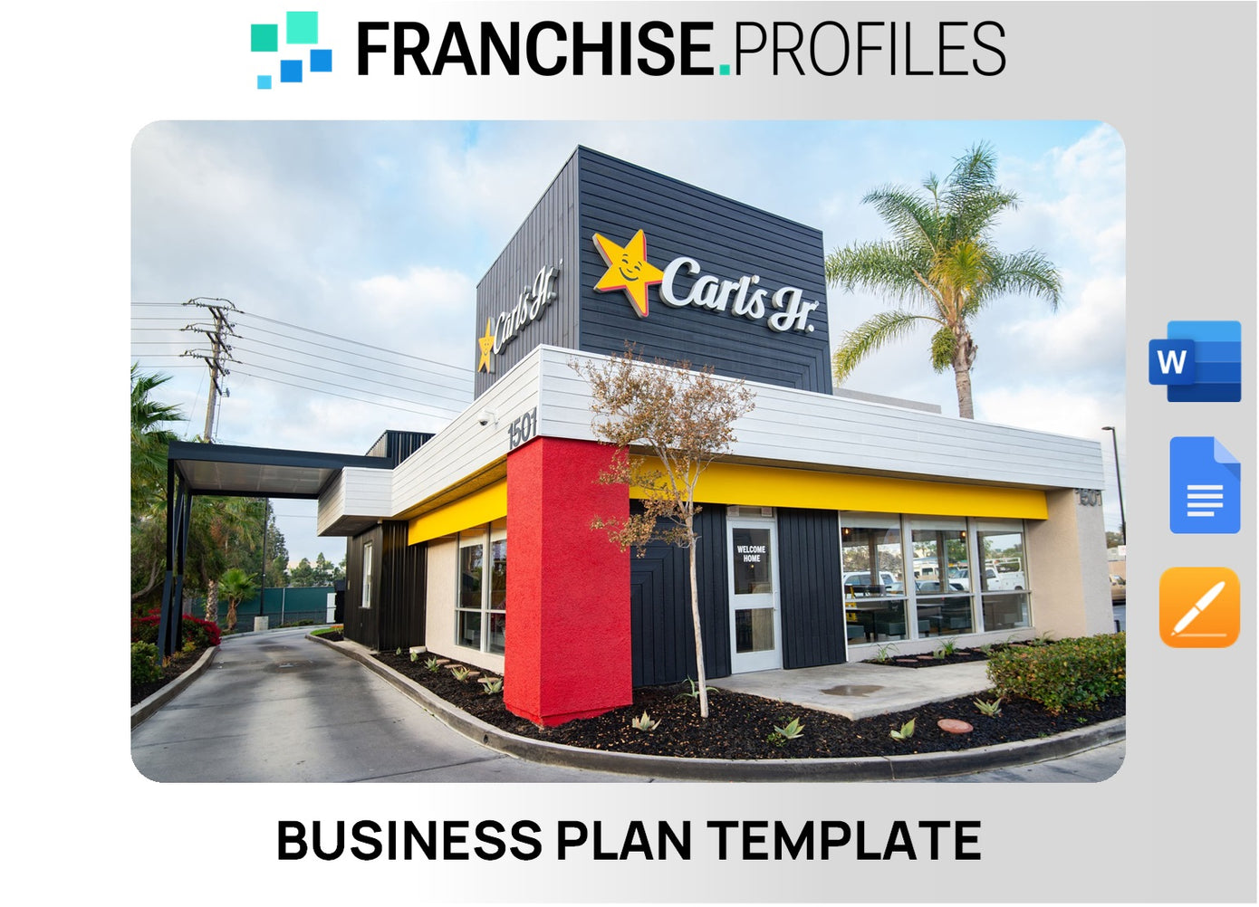 Carl's Jr. Franchise Business Plan Template