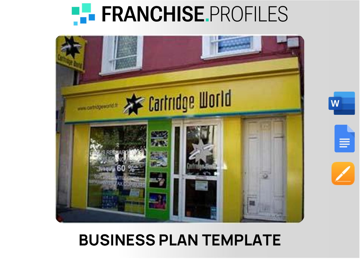 Cartridge World Franchise Business Plan Template
