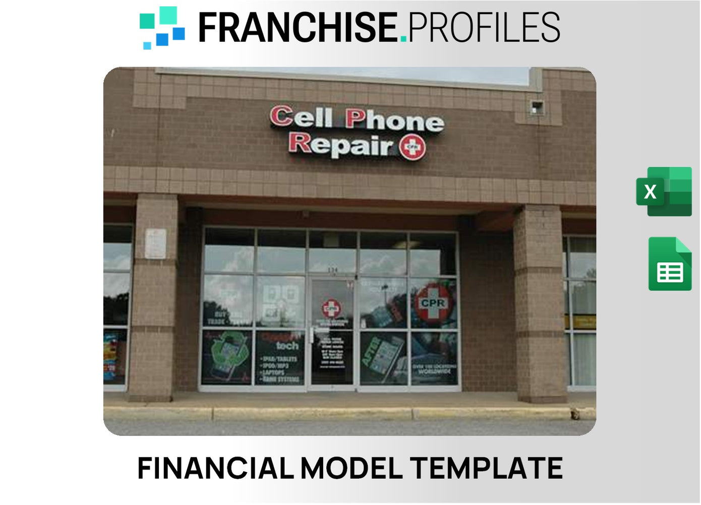 Cell Phone Repair Franchise Financial Model Template