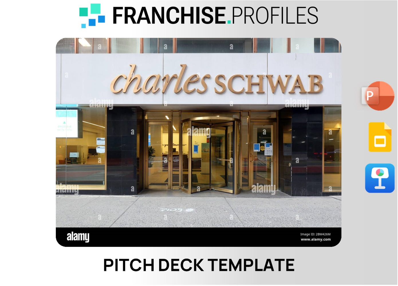 Charles Schwab Franchise Pitch Deck Template