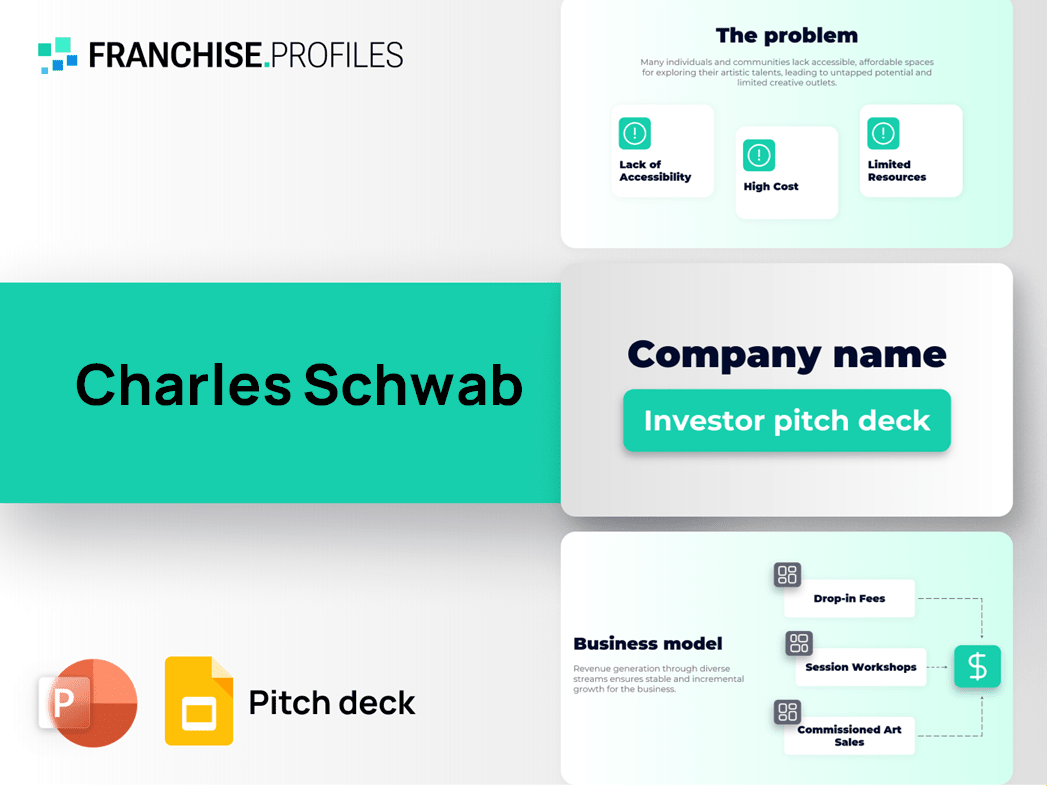 Charles Schwab Franchise Pitch Deck Template