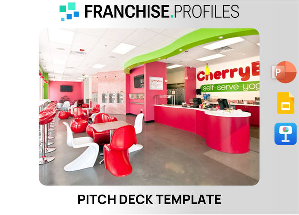 Cherry Berry self-serve Yogurt bar Franchise Pitch Deck Template