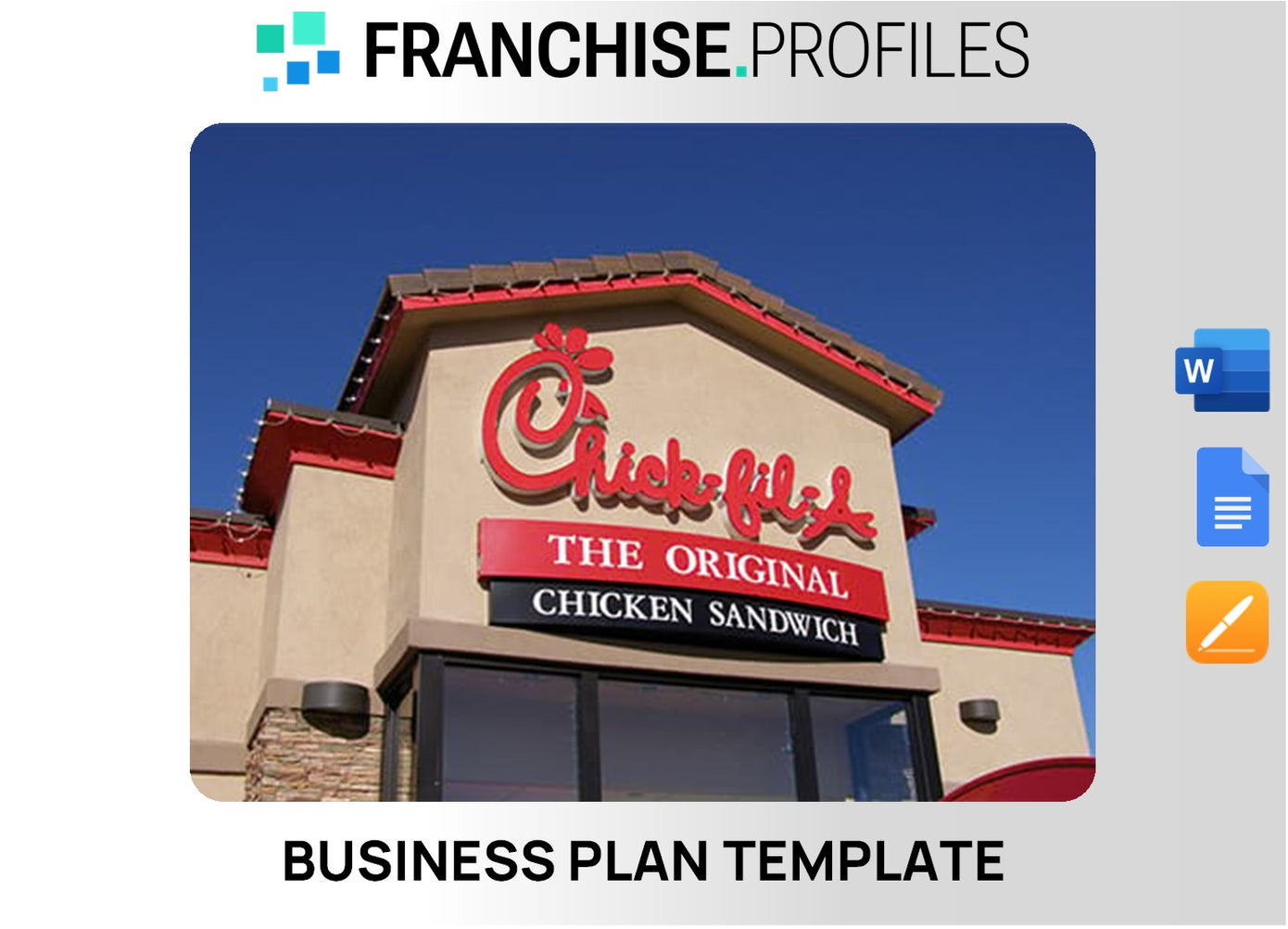 Chick-fil-A Franchise Business Plan Template