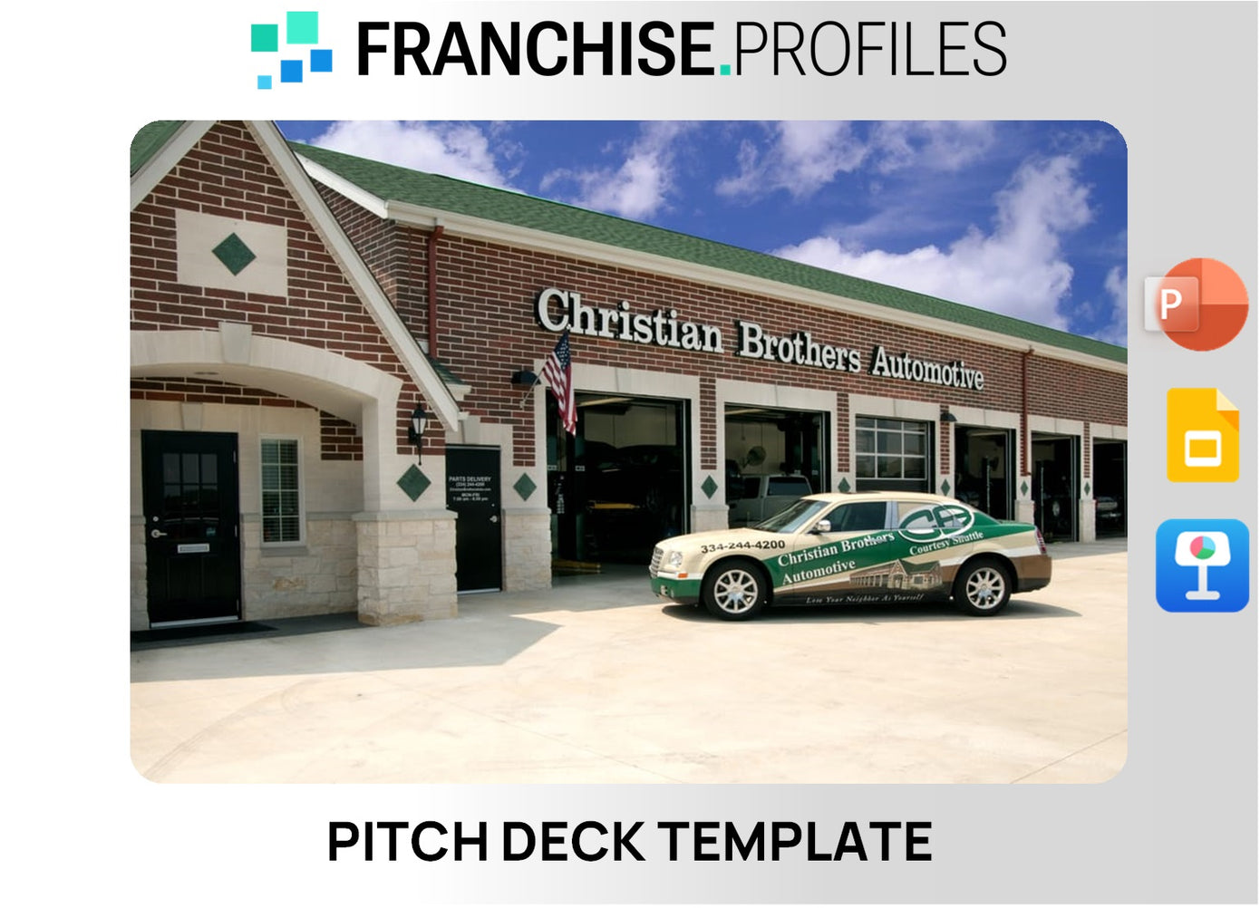 Christian Brothers Automotive Franchise Pitch Deck Template