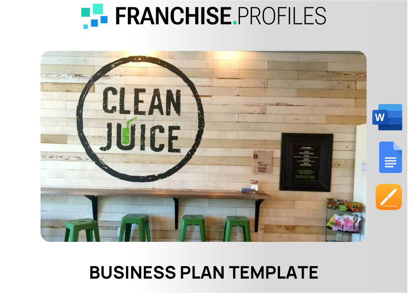 Clean Juice Franchise Business Plan Template