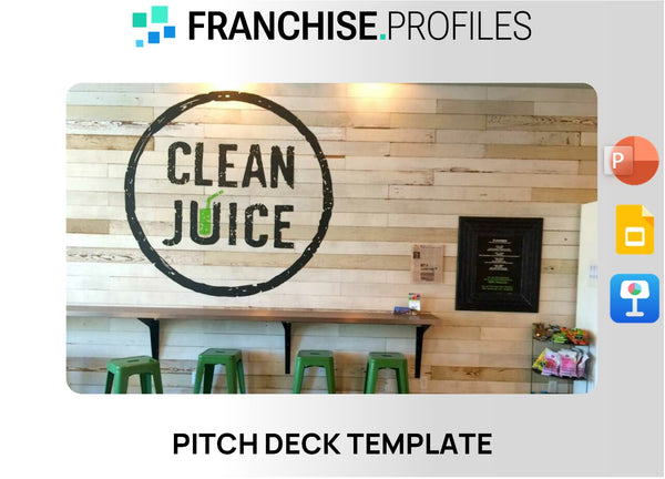 Clean Juice Franchise Pitch Deck Template