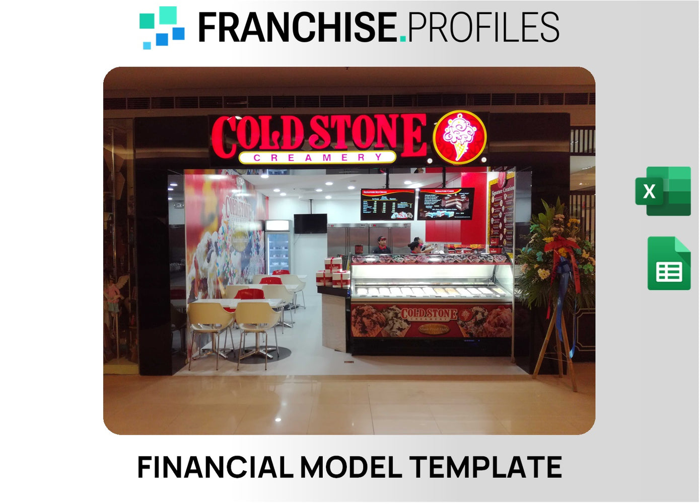 Cold Stone Creamery Franchise Financial Model Template