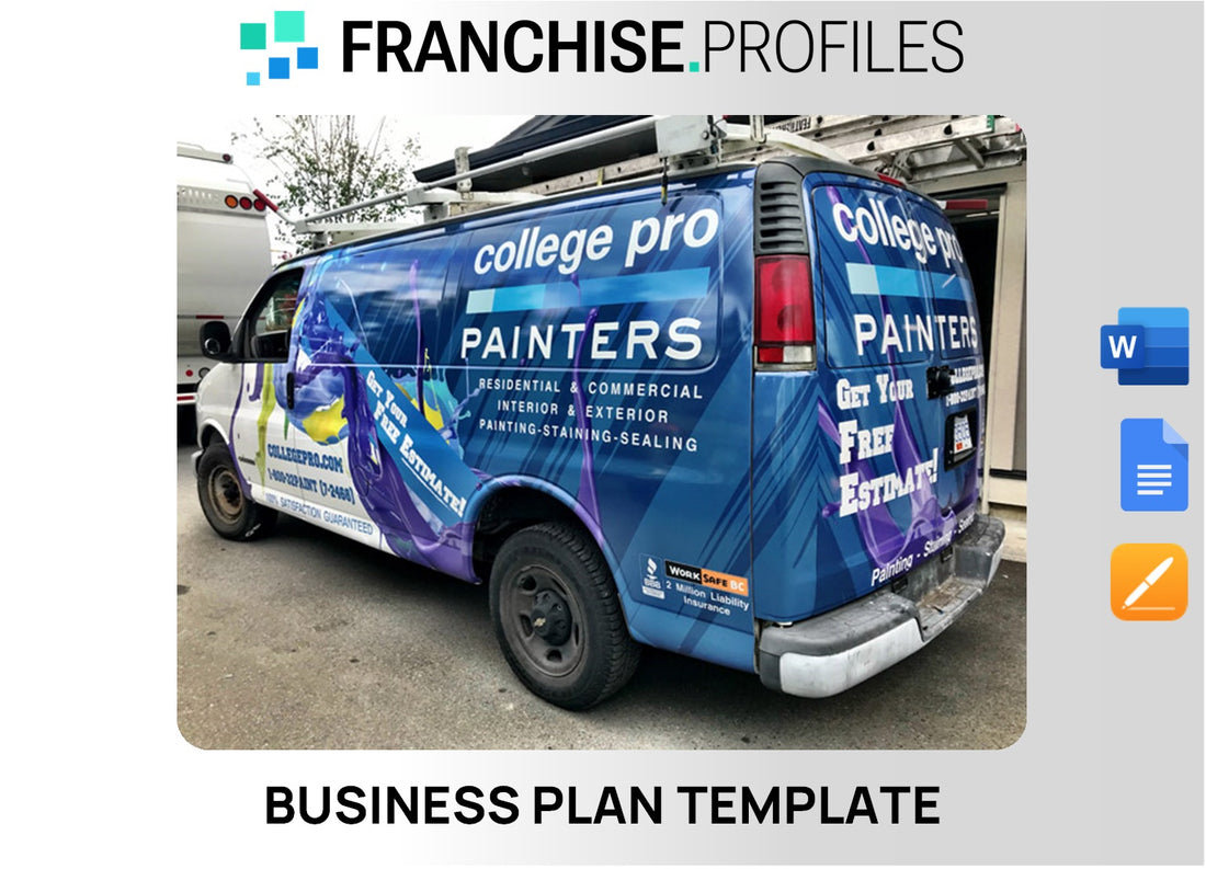 College Pro Painters Franchise Business Plan Template