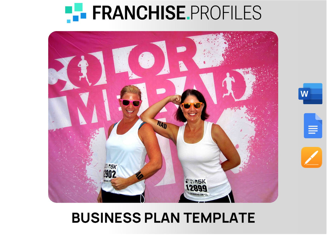 The Color Me Rad Franchise Business Plan Template