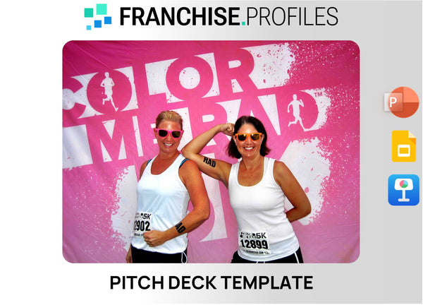 The Color Me Rad Franchise Pitch Deck Template