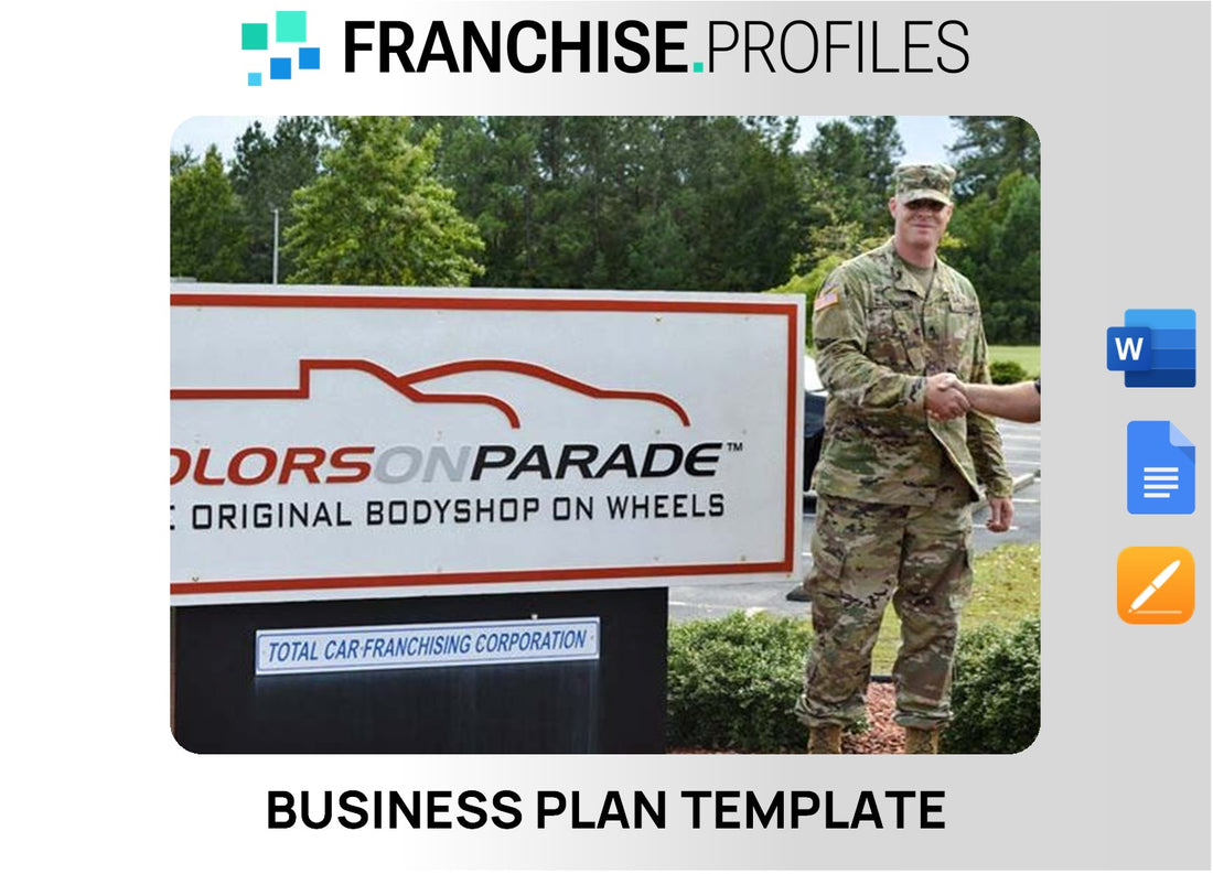 Colors On Parade Franchise Business Plan Template