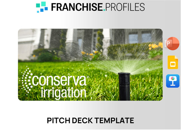 Conserva Irrigation Franchise Pitch Deck Template