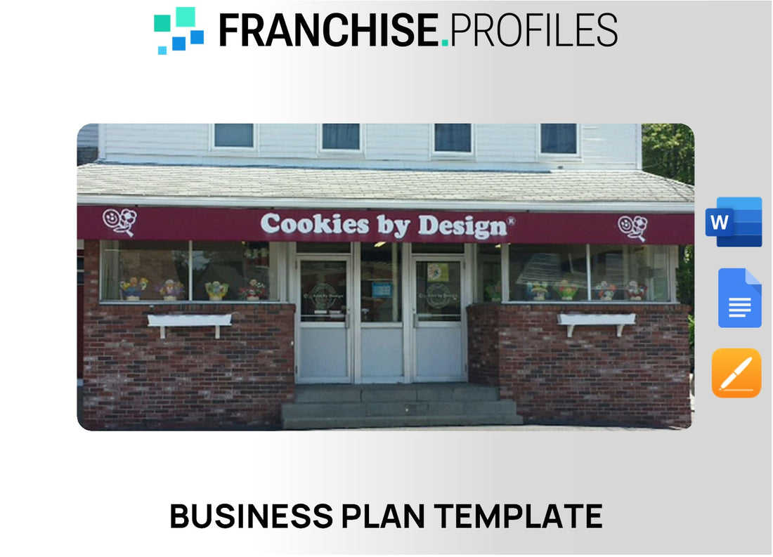 Cookies by Design Franchise Business Plan Template