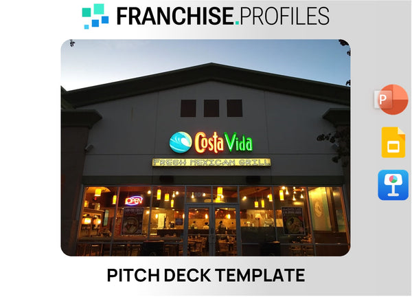Costa Vida Fresh Mexican Grill Franchise Pitch Deck Template