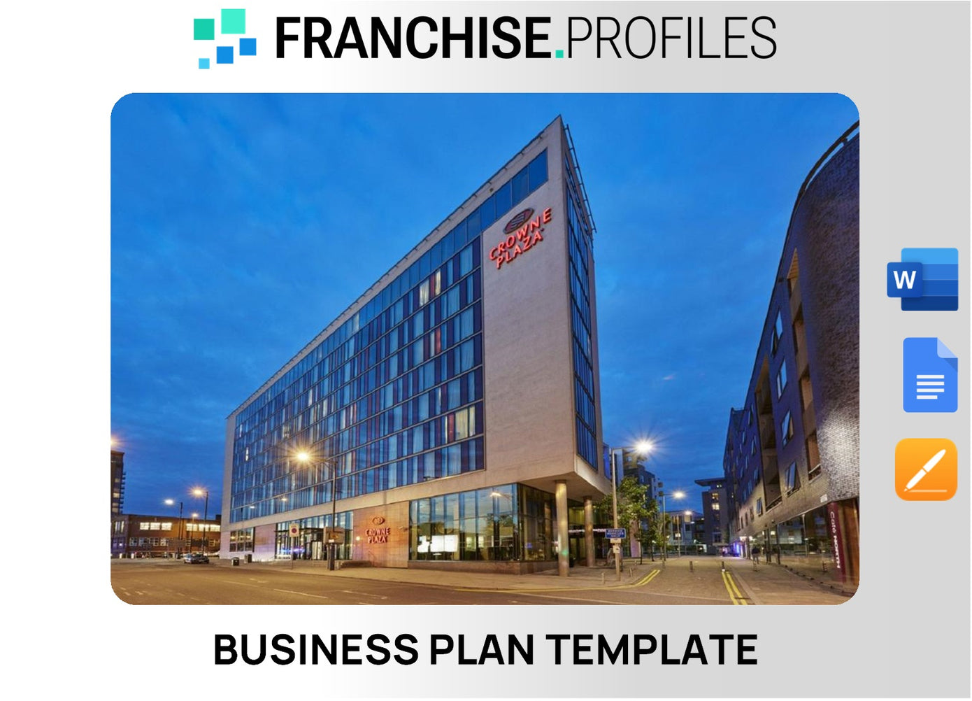 Crowne Plaza Franchise Business Plan Template