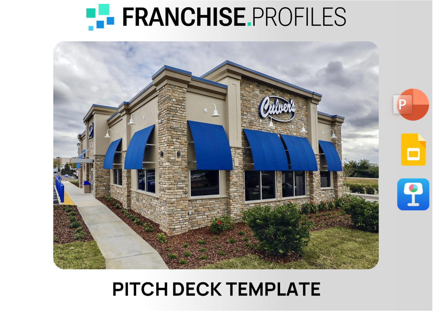 Culvers Franchise Pitch Deck Template