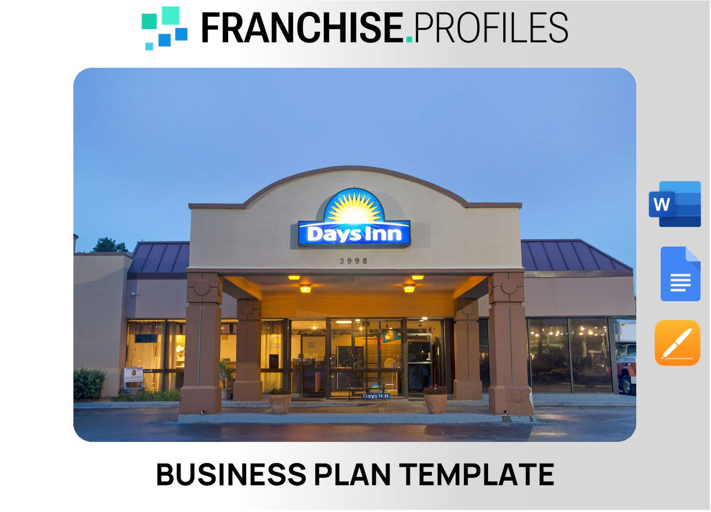Days Inn & Suites Franchise Business Plan Template