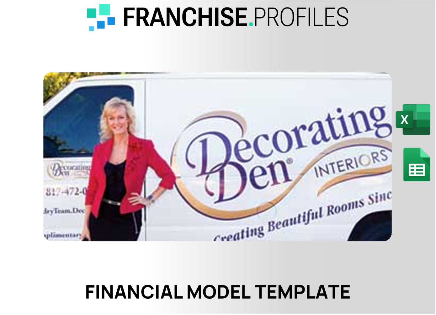 Decorating Den Interiors Franchise Financial Model Template
