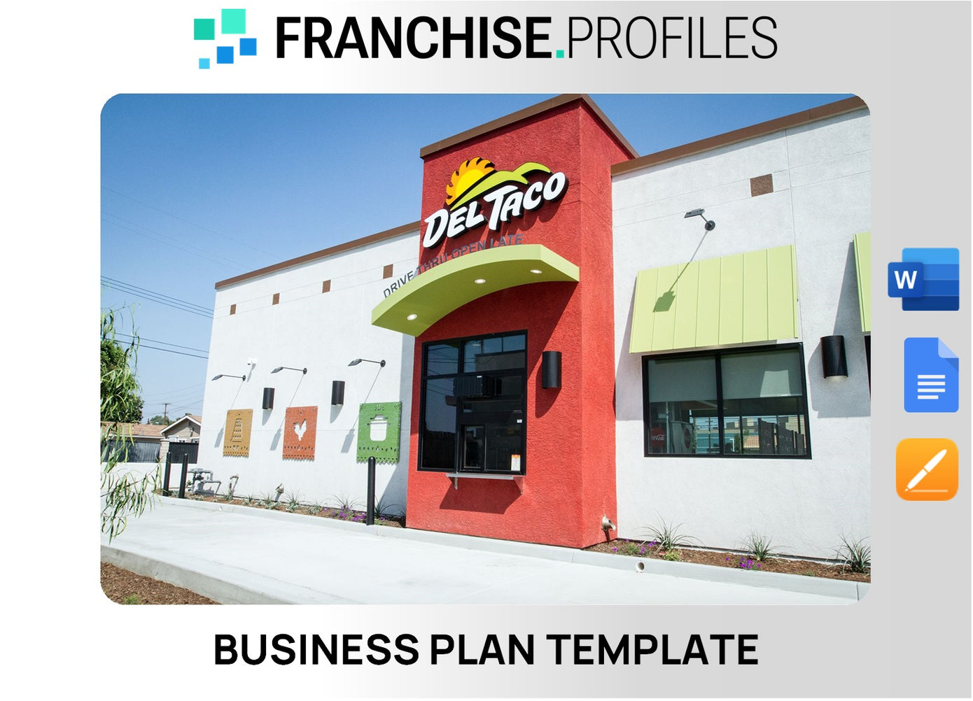 Del Taco Franchise Business Plan Template