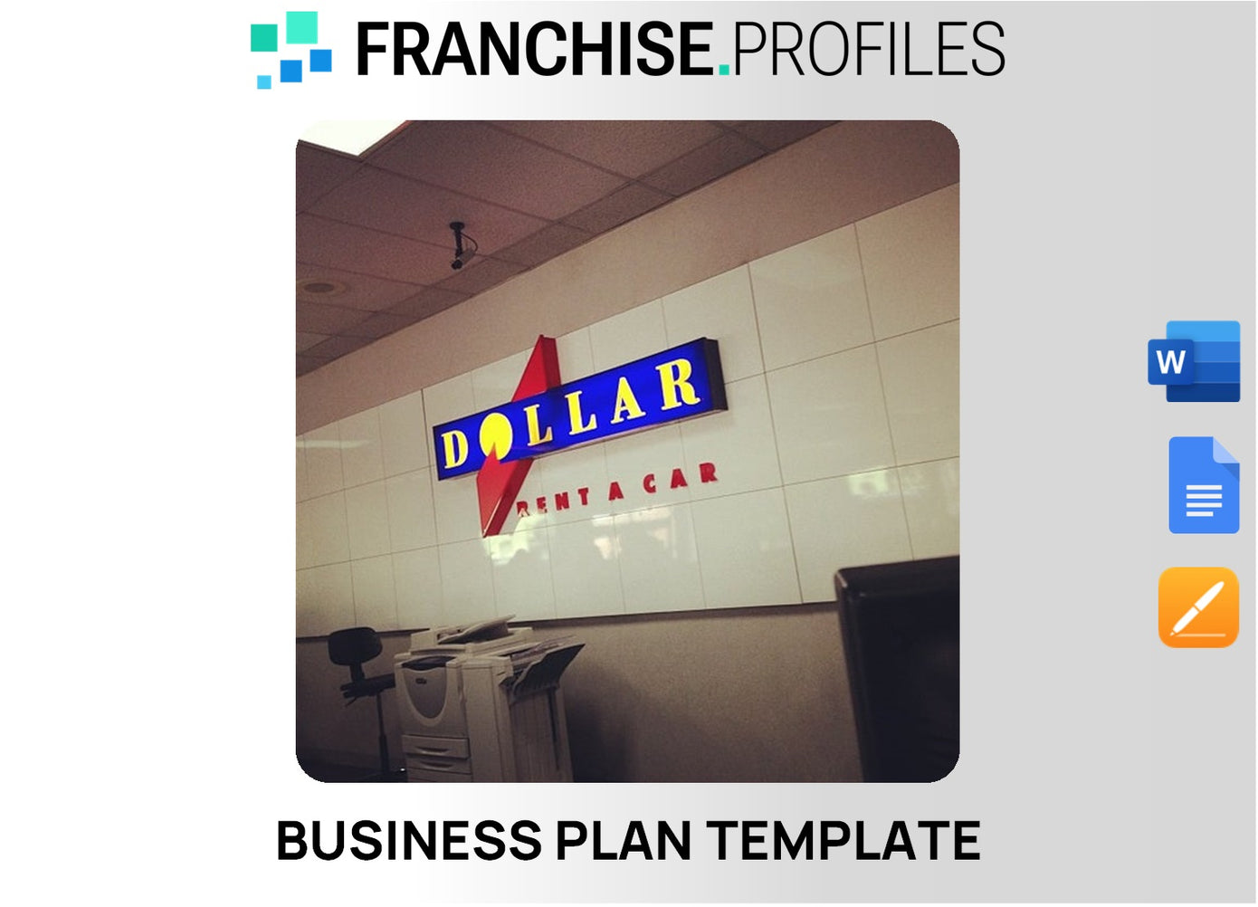Dollar Rent A Car Franchise Business Plan Template