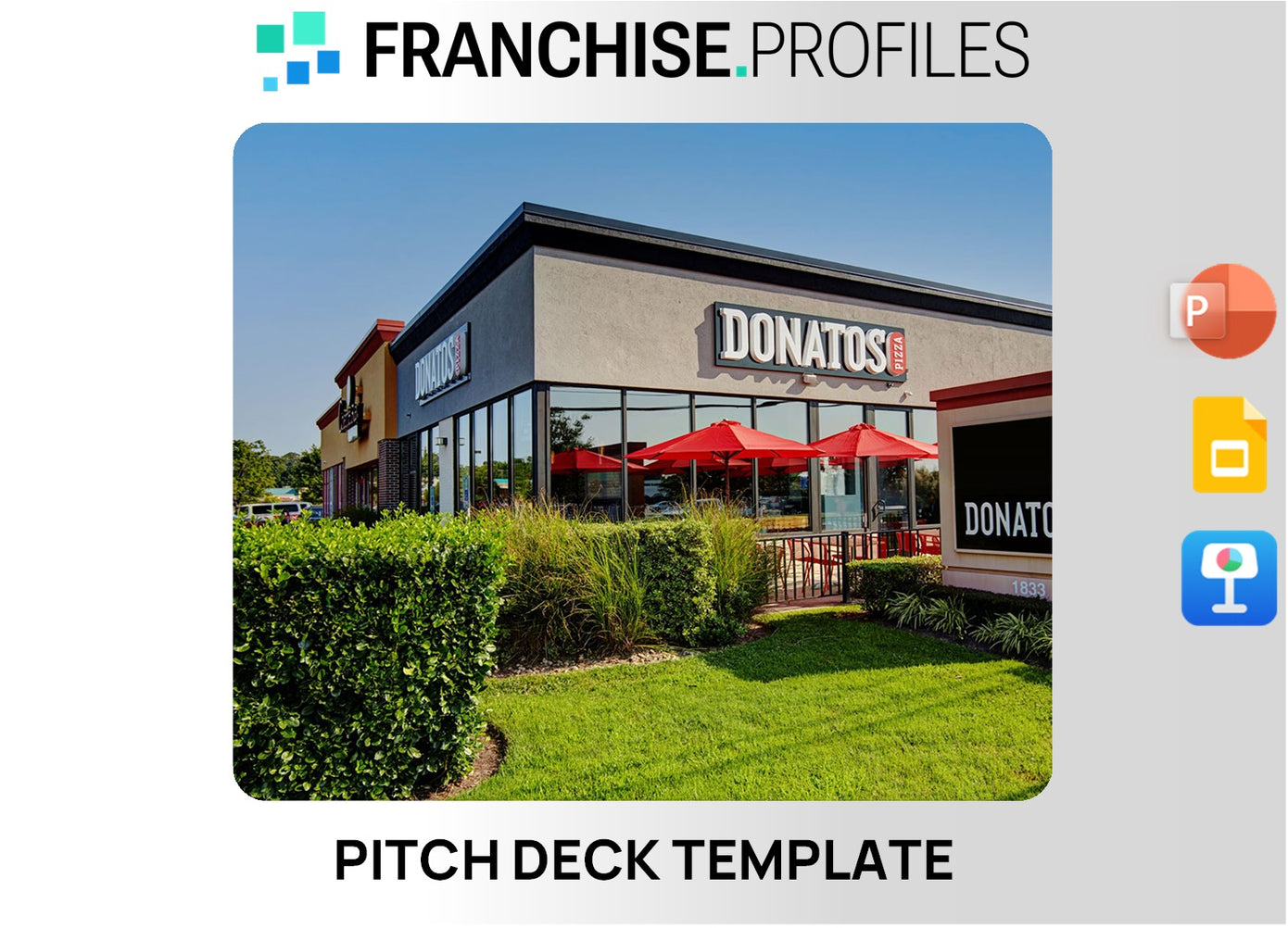 Donatos Pizza Franchise Pitch Deck Template