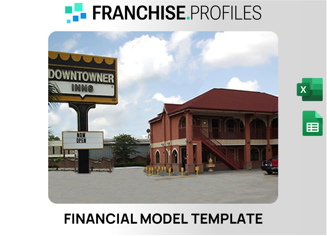 Downtowner Inns Franchise Financial Model Template