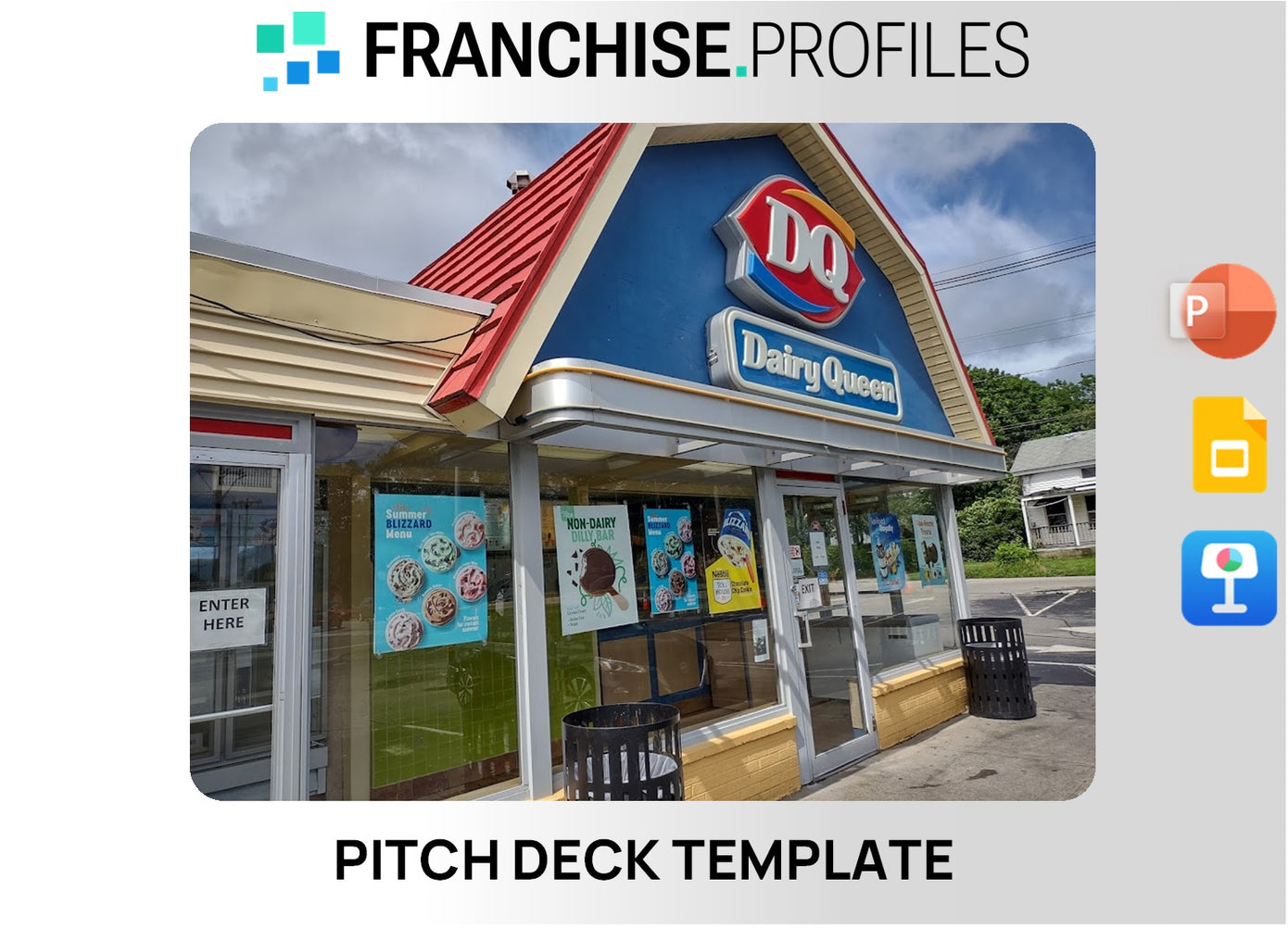DQ Treat Franchise Pitch Deck Template